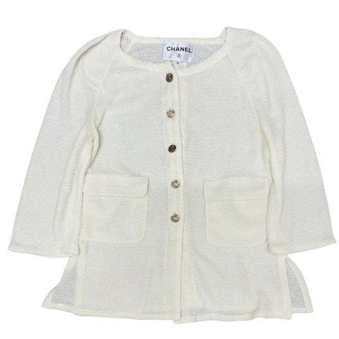 【中古】CHANEL シャネル CARDIGAN カーディガン 40 USED 中古 2017年 CLOUTHES 洋服