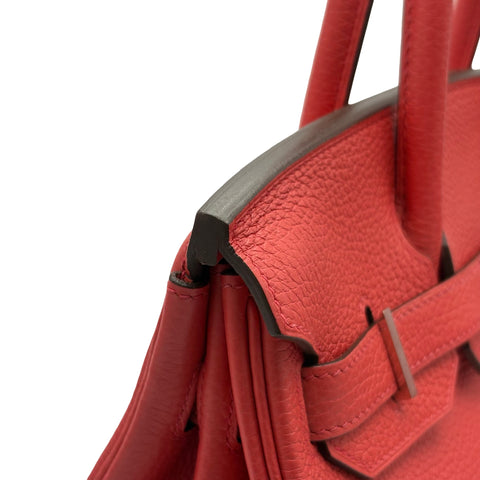 【中古】Hermes エルメス BIRKIN30 バーキン30 ハンドバッグ D刻(2019年) レッド系 トゴ 中古 USED バッグ