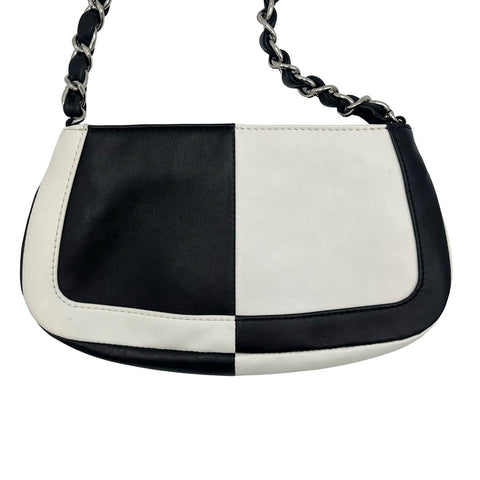 中古】 CHANEL シャネル BI-COLOR CHAINSHOULDERBAG バイカラー  