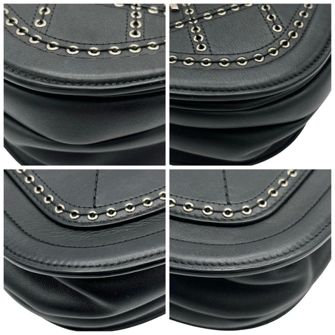 【中古】 CHANEL シャネル CHAINSHOULDERBAG チェーンショルショルダーバッグ ショルダーバッグ 25番台(2017-2018年) ブラック カーフスキン 中古 USED バッグ