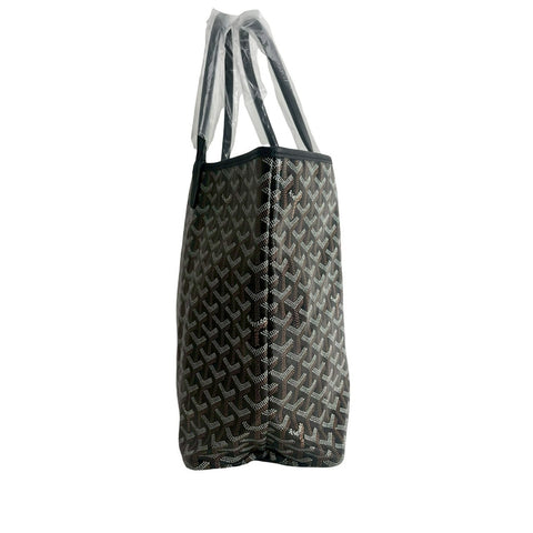 【新品未使用】 GOYARD ゴヤール Saint Louis PM サンルイPM トートバッグ ブラック PVC×レザー 新品未使用 NEW バッグ