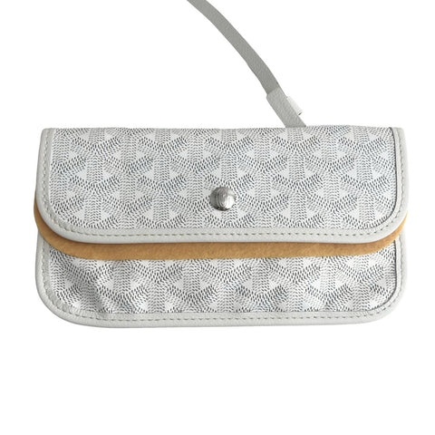 【新品未使用】 GOYARD ゴヤール Saint Louis PM サンルイPM トートバッグ ホワイト PVC×レザー 新品未使用 NEW バッグ