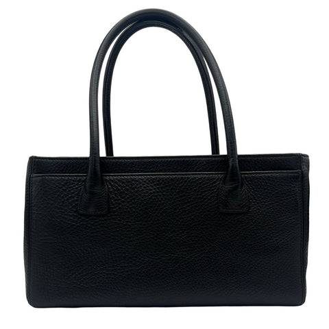 【中古】 CHANEL シャネル EXECUTIVE  TOTE エグゼクティブトート トートバッグ 19番台(2013-2015年) ブラック カーフスキン 中古 USED バッグ