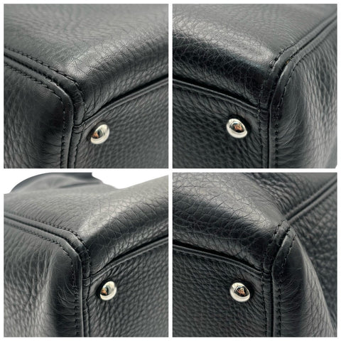 【中古】 CHANEL シャネル EXECUTIVE  TOTE エグゼクティブトート トートバッグ 19番台(2013-2015年) ブラック カーフスキン 中古 USED バッグ