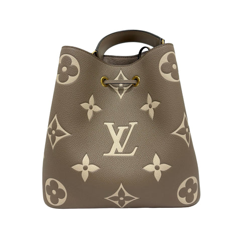 【中古】 LOUIS VUITTON ルイ・ヴィトン NEO NOE MM ネオノエ　MM ハンドバッグ ICチップ トゥルトレール　クレーム レザー 中古 USED バッグ