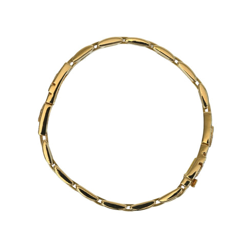 【中古】CARTIER カルティエ K18YG DIAMOND BRACELET マイヨンパンテールブレスレット 3ロウ 37.7g