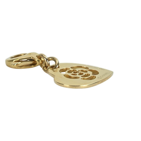 【中古】CHANEL シャネル K18YGハートチャーム ペンダントトップ 2.2g