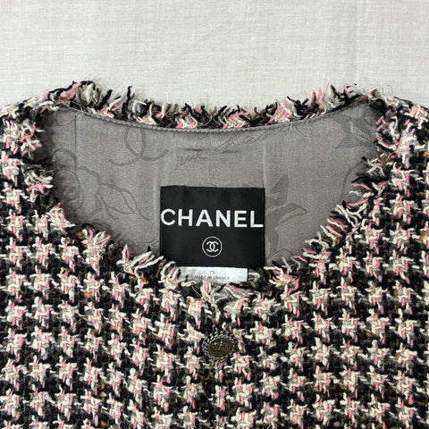 【中古】 CHANEL シャネル JACKET ツイードノーカラージャケット 34 USED 中古 CLOTHES 洋服