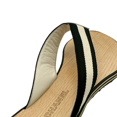 【中古】 CHANEL シャネル SANDALS ビーチサンダル 靴 36 USED 中古
