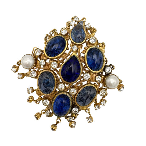 【中古】 CHANEL シャネル BROOCH ブローチ ヴィンテージ 小物 GP 中古