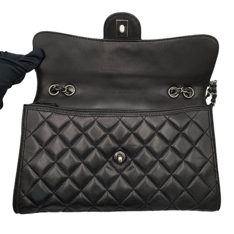 【中古】 CHANEL シャネル CHAINSHOULDERBAG チェーンショルダーバッグ ショルダーバッグ 18番台(2013-2014年) ブラック ラムスキン 中古 USED バッグ