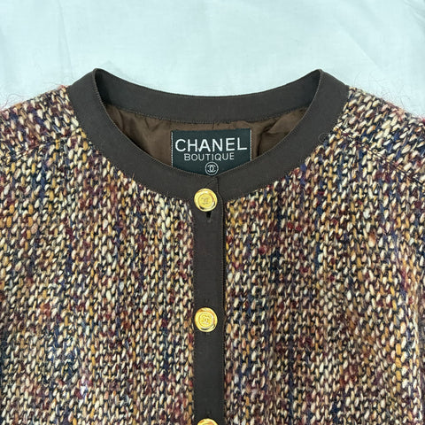 【中古】 CHANEL シャネル VINTAGE JACKET ジャケット 36 USED 中古 CLOTHES 洋服