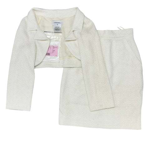 【中古】CHANEL シャネル SET UP セットアップ ジャケット スカート 34 USED 中古 2009年 CLOTHES