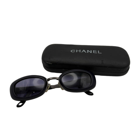 【中古】 CHANEL シャネル SUNGLASSES サングラス  ブラック 中古 セール