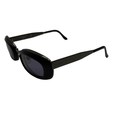 【中古】 CHANEL シャネル SUNGLASSES サングラス  ブラック 中古 セール