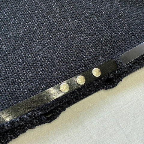 【中古】 CHANEL シャネル SWEATER ベルト付ニットセーター 38 USED 中古 2000年 CLOTHES 洋服
