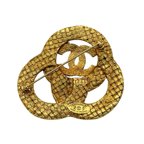 【中古】 CHANEL シャネル BROOCH ブローチ 小物 GP ヴィンテージ 中古
