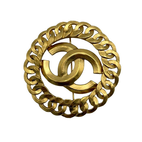 【中古】 CHANEL シャネル BROOCH ブローチ 小物 GP ヴィンテージ 中古