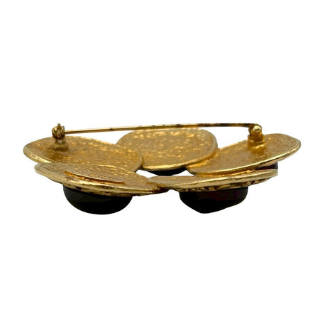 【中古】 CHANEL シャネル BROOCH ブローチ 小物 GP ヴィンテージ 中古