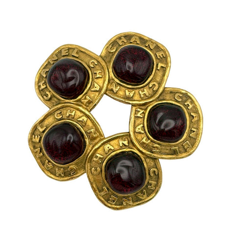 【中古】 CHANEL シャネル BROOCH ブローチ 小物 GP ヴィンテージ 中古