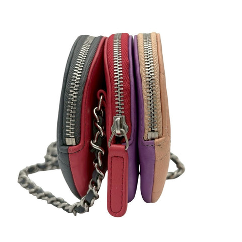 【中古】 CHANEL シャネル CHAINSHOULDERBAG チェーンショルダーバッグ ショルダーバッグ 29番台(2020年) マルチカラー ラムスキン 中古 USED バッグ