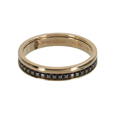 【中古】BOUCHERON ブシュロン K18PG キャトルクラシックリング #60 4.7g