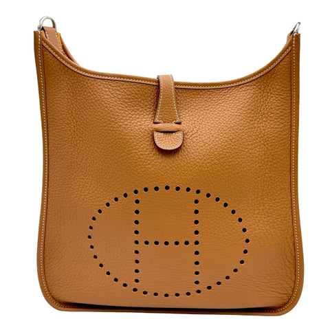 【未使用品】 Hermes エルメス EVELYN 29 エブリン29 ショルダーバッグ K刻(2025年) エヴリン ゴールド トリヨンクレマンス 新品未使用 NEW バッグ