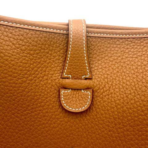 【未使用品】 Hermes エルメス EVELYN 29 エブリン29 ショルダーバッグ K刻(2025年) エヴリン ゴールド トリヨンクレマンス 新品未使用 NEW バッグ
