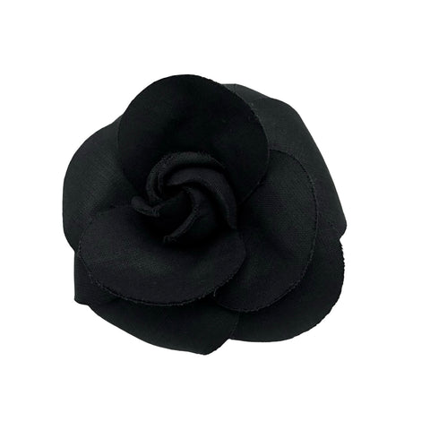 【美品】 CHANEL シャネル CORSAGE コサージュ 小物 ブラック 中古