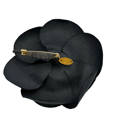 【美品】 CHANEL シャネル CORSAGE コサージュ 小物 ブラック 中古