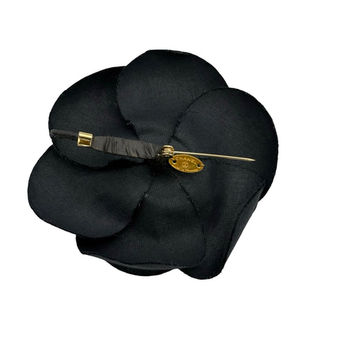 【美品】 CHANEL シャネル CORSAGE コサージュ 小物 ブラック 中古
