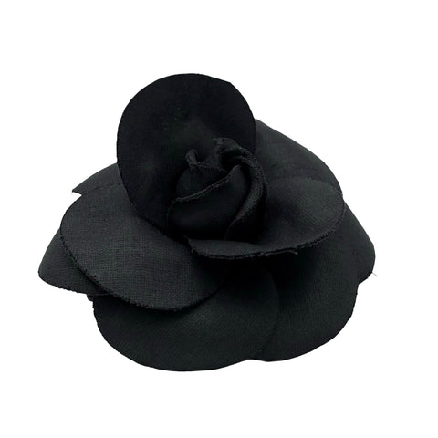【美品】 CHANEL シャネル CORSAGE コサージュ 小物 ブラック 中古