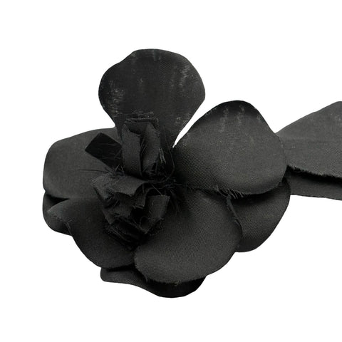 【中古】 CHANEL シャネル CORSAGE コサージュ 小物 BLACK 中古