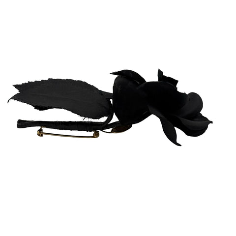 【中古】 CHANEL シャネル CORSAGE コサージュ 小物 BLACK 中古