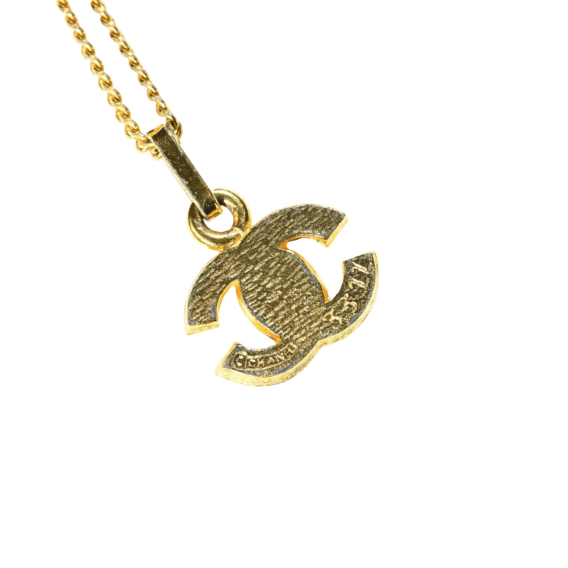 中古】 CHANEL シャネル COCOMARK RHINESTONE NECKLACE ココマーク
