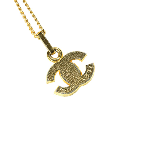 【中古】 CHANEL シャネル COCOMARK RHINESTONE NECKLACE ココマーク ラインストーン ネックレス ヴィンテージ 小物 GP 中古 GOLD SALE セール