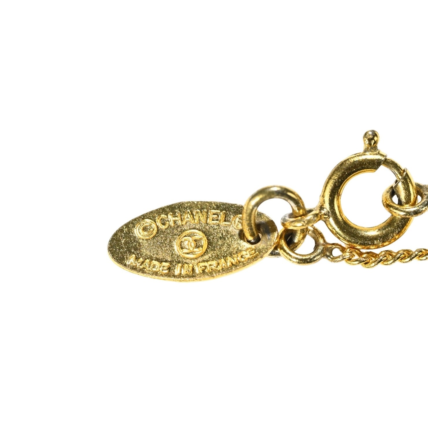 中古】 CHANEL シャネル COCOMARK RHINESTONE NECKLACE ココマーク