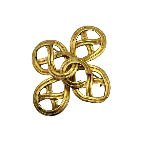 【中古】 CHANEL シャネル COCOMARK BROOCH ココマークブローチ ブローチ GP 中古