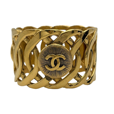 【中古】 CHANEL シャネル COCO BANGLE ココバングル 小物 GP 中古 GOLD