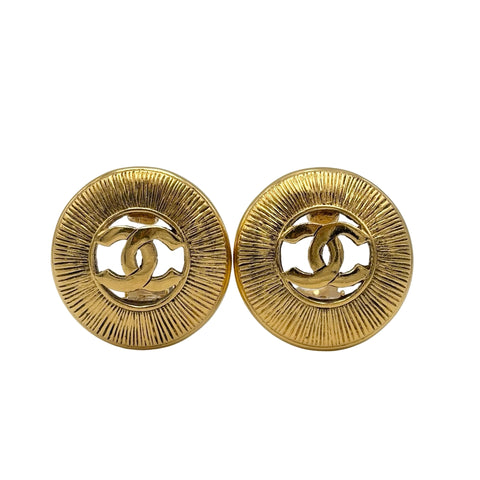 【中古】 CHANEL シャネル COCOMARK EARRINGS ココマークイヤリング 小物 ヴィンテージ GP 中古
