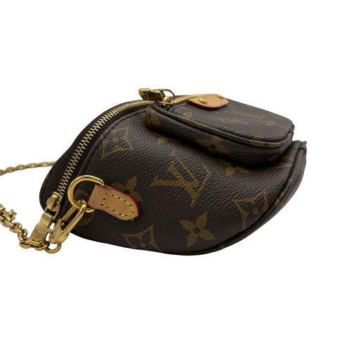 【中古】 LOUIS VUITTON ルイ・ヴィトン M82335 ミニ バムバッグ ショルダーバッグ ICチップ モノグラム キャンバス 中古 USED バッグ