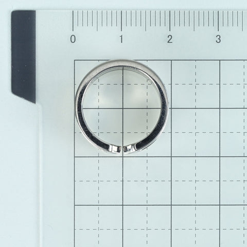 【中古】 CARTIER カルティエ K18WGホワイトゴールド C2リング  7.7g #9（#49）ONE PRICE