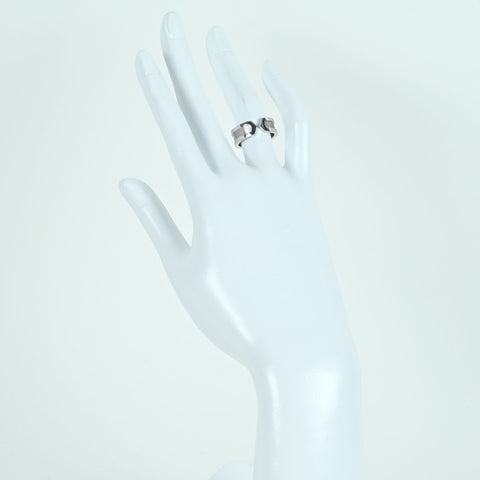 【中古】 CARTIER カルティエ K18WGホワイトゴールド C2リング  7.7g #9（#49）ONE PRICE