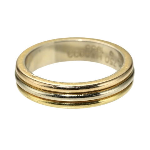 【中古】CARTIER カルティエ K18スリーカラー トリニティウェディングリング 4.4g #7(#47) ONE PRICE