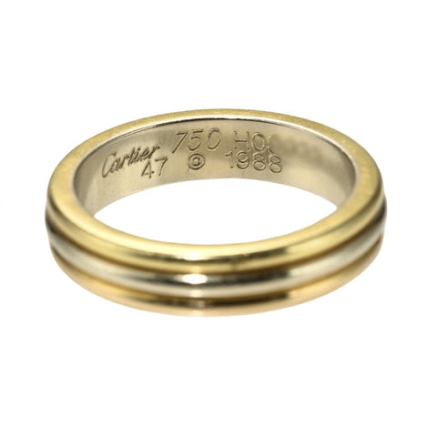 【中古】CARTIER カルティエ K18スリーカラー トリニティウェディングリング 4.4g #7(#47) ONE PRICE
