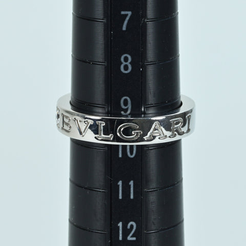 【中古】BVLGARI ブルガリ K18WG ダイヤモンドリング ブルガリブルガリ ダブルロゴ 6.5g #9.5 ONE PRICE