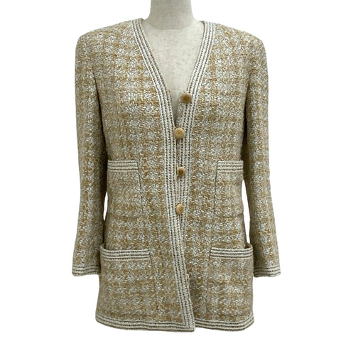 【中古】CHANEL シャネル JACKET ジャケット 40 USED 中古 1993年 CLOTHES 洋服