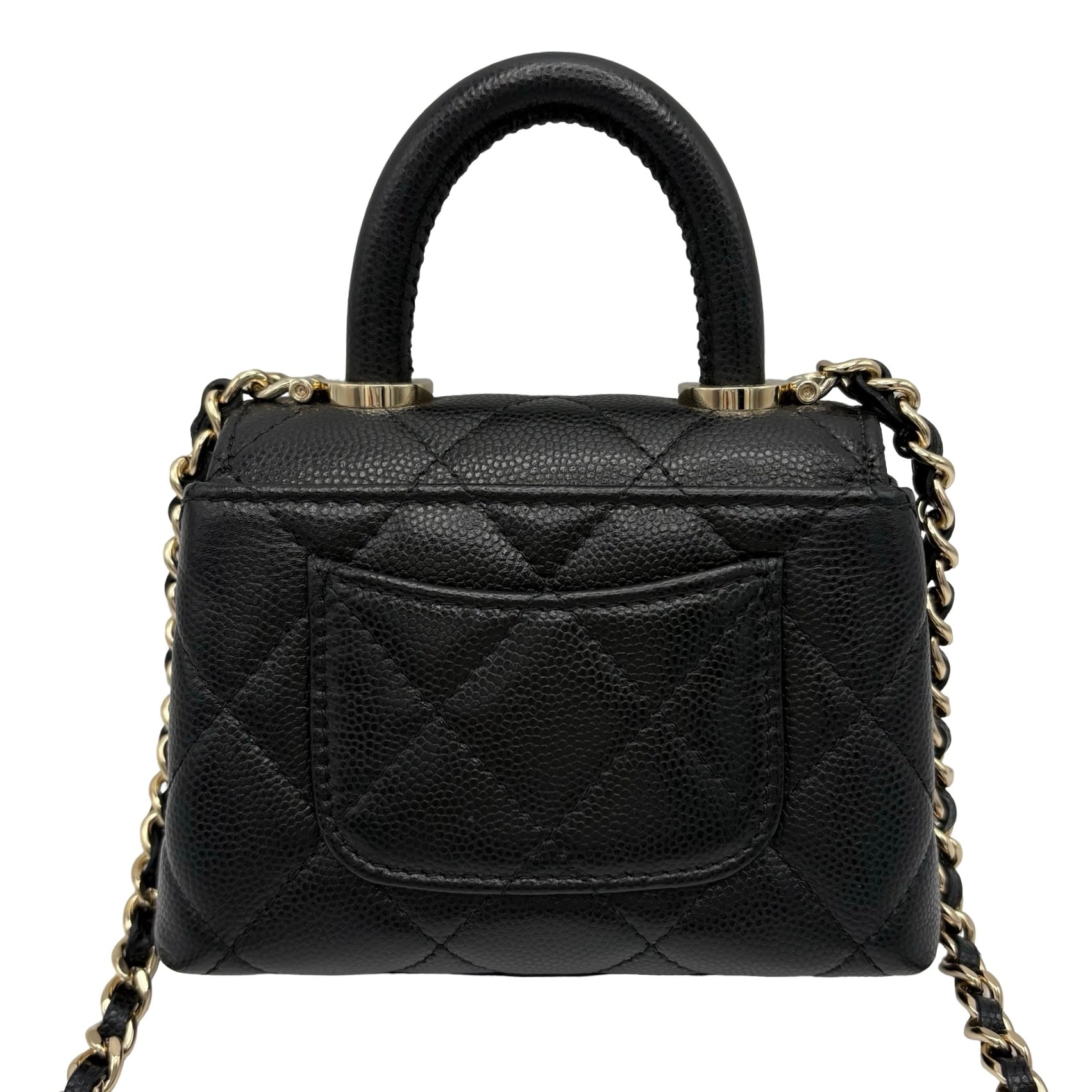 中古】 CHANEL シャネル SUPER MINI COCOHANDLE ミニミニココハンドル