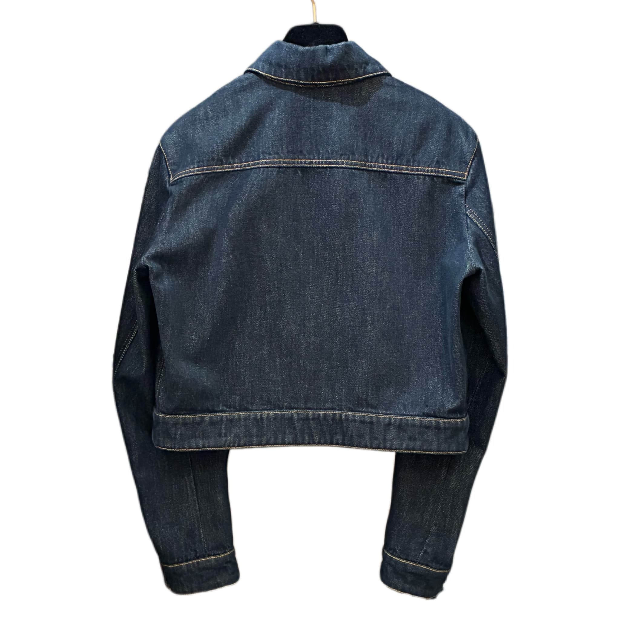 美品】 CHANEL シャネル DENIM JACKET デニムジャケット 38 USED 中古