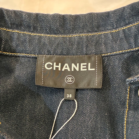 【美品】 CHANEL シャネル DENIM JACKET デニムジャケット 38 USED 中古 2025年 CLOTHES 洋服